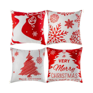 Set of 4 pillow cover 45 x 45 cm Square Cushion Cover